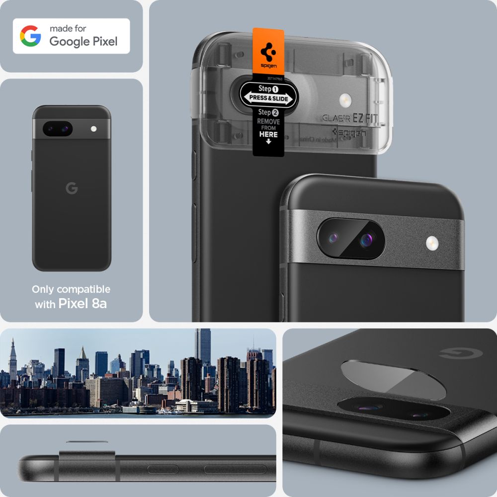 EZ Fit Optik Lens Protector Google Pixel 8a (2 pezzi)