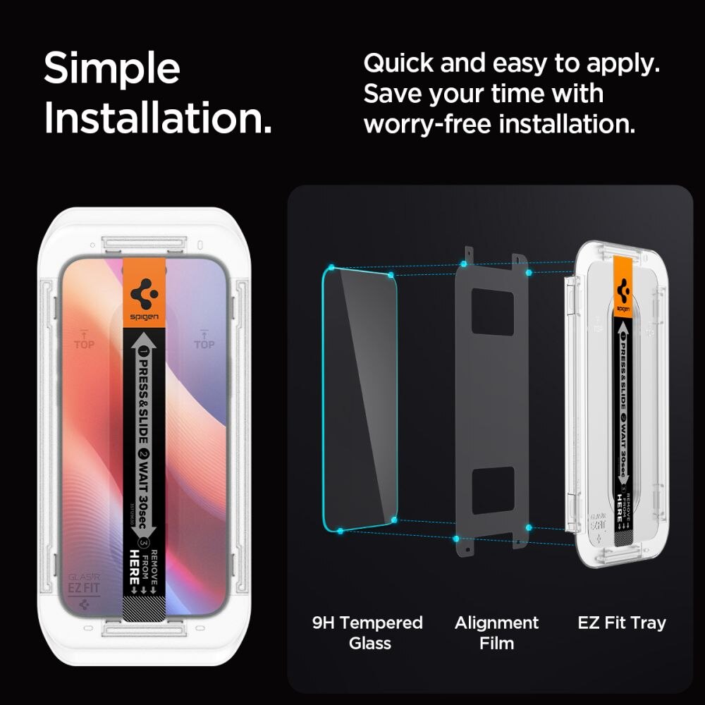 Screen Protector GLAS.tR EZ Fit (2 pezzi) iPhone 16