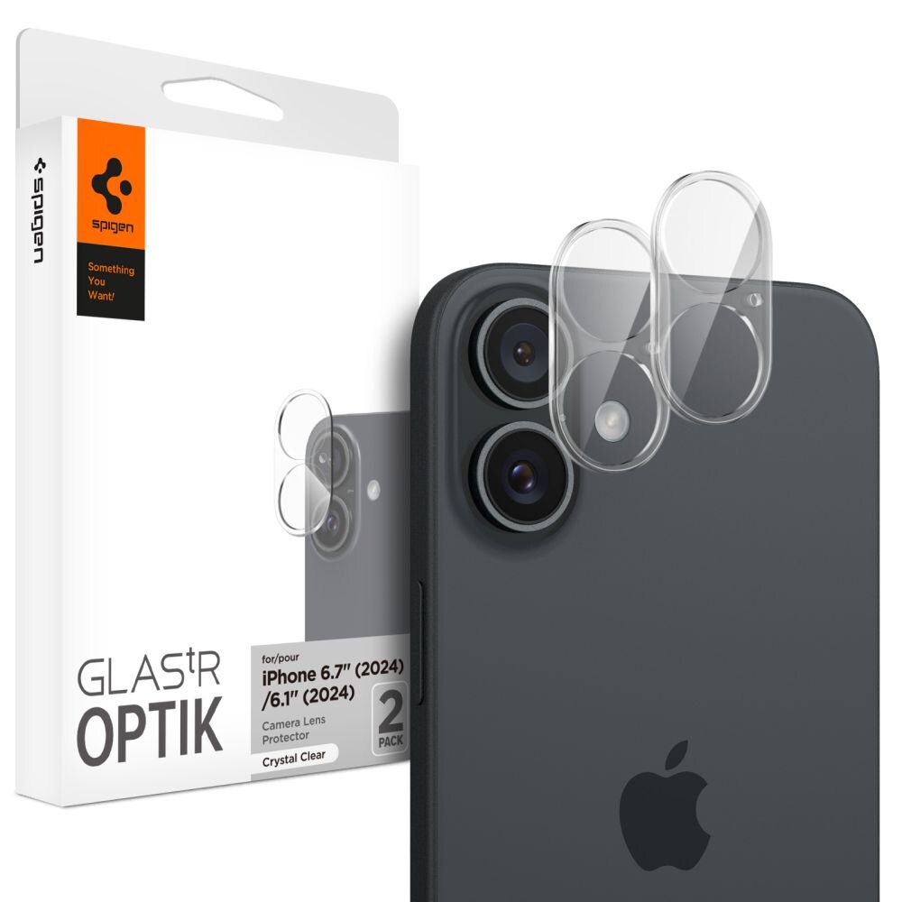 Optik Lens Protector (2 pezzi) iPhone 16 Plus Clear