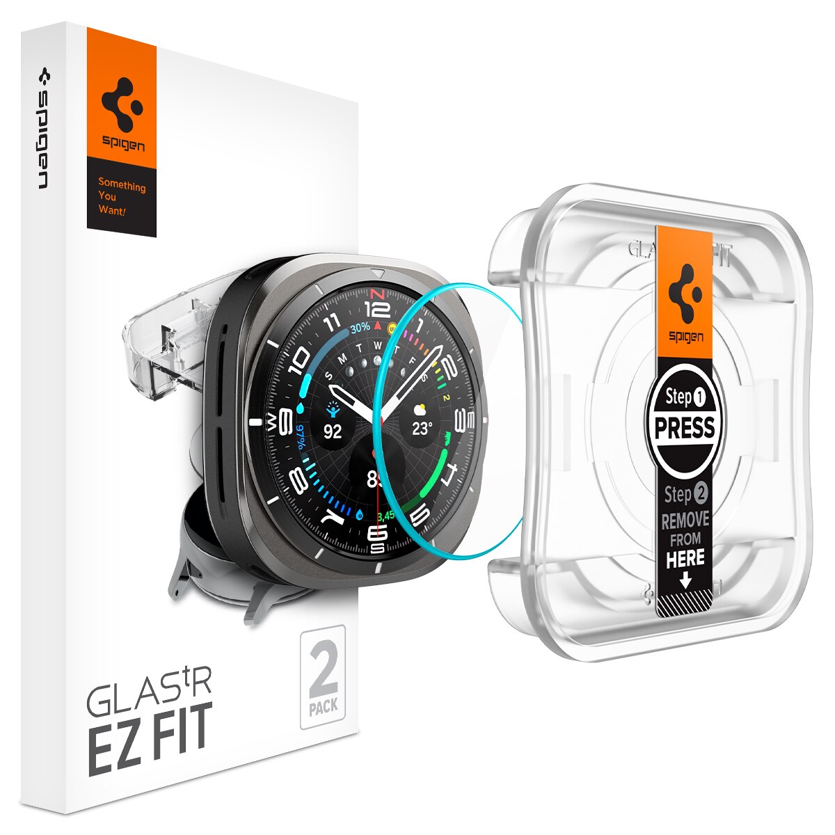 Proteggischermo EZ Fit GLAS.tR (2 pezzi) Samsung Galaxy Watch Ultra 47mm