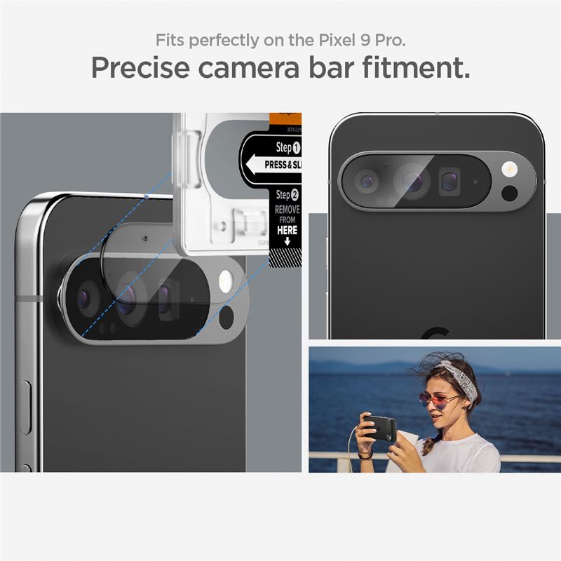 EZ Fit Optik Lens Protector Google Pixel 9 Pro (2 pezzi)