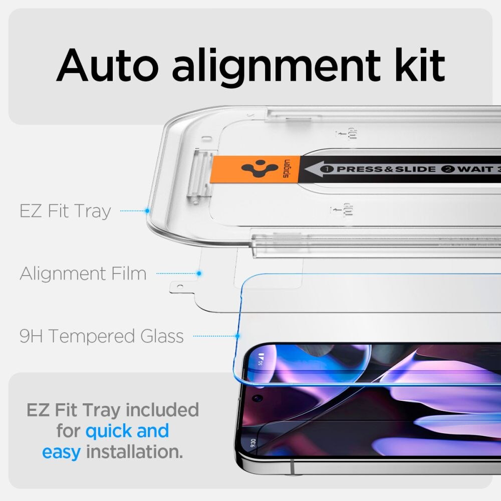 Screen Protector GLAS.tR EZ Fit (2 pezzi) Google Pixel 9 Pro