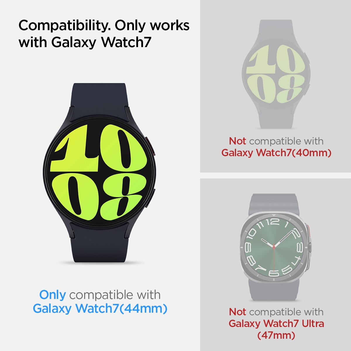 Proteggischermo EZ Fit GLAS.tR (2 pezzi) Samsung Galaxy Watch 7 44mm