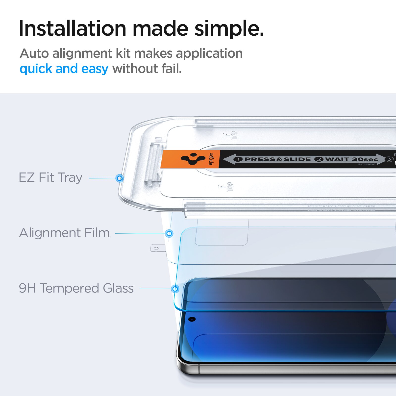 Screen Protector GLAS.tR EZ Fit (2 pezzi) Samsung Galaxy S24 FE