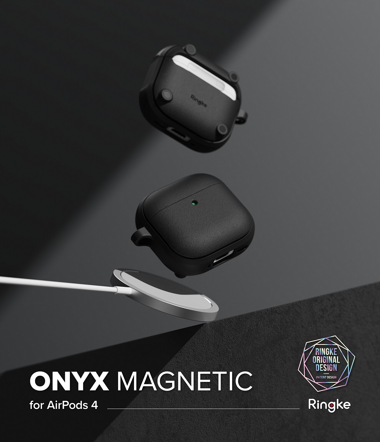 Cover Onyx Magnetic Apple AirPods 4 Black