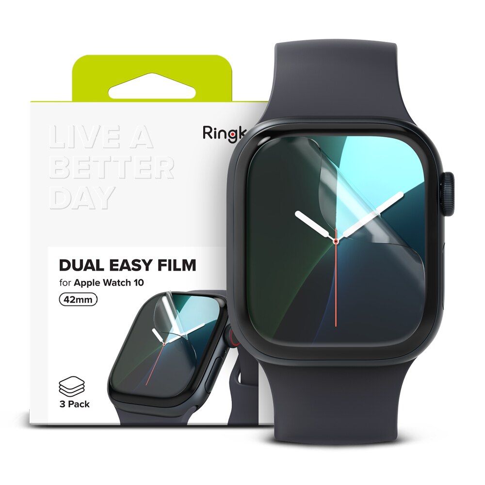 Dual Easy Screen Protector (3 pezzi) Apple Watch Series 10 42mm