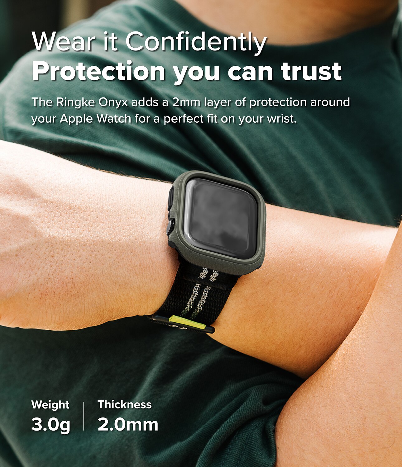 Cover Onyx Apple Galaxy Watch 46mm Dark Green