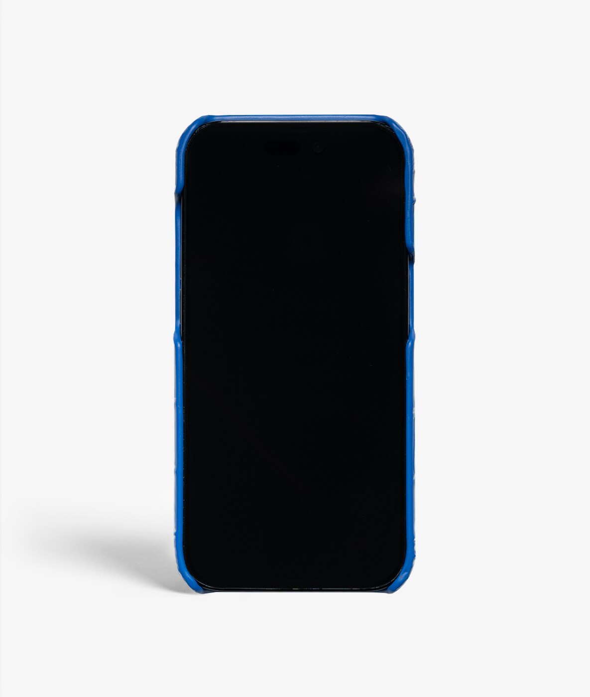 Cover iPhone 14 Pro Croco Blue