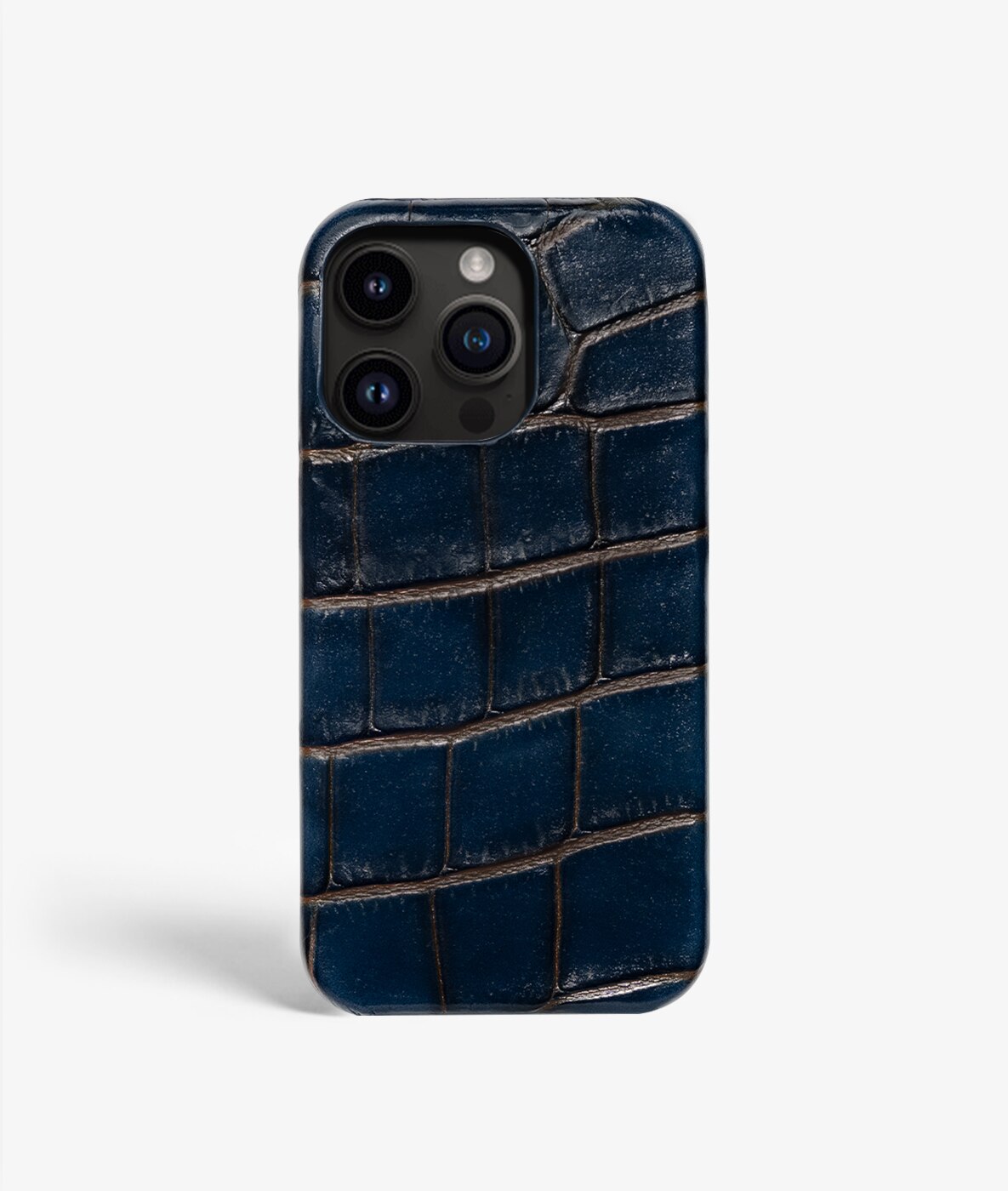 Cover iPhone 13 Pro Croco Blue