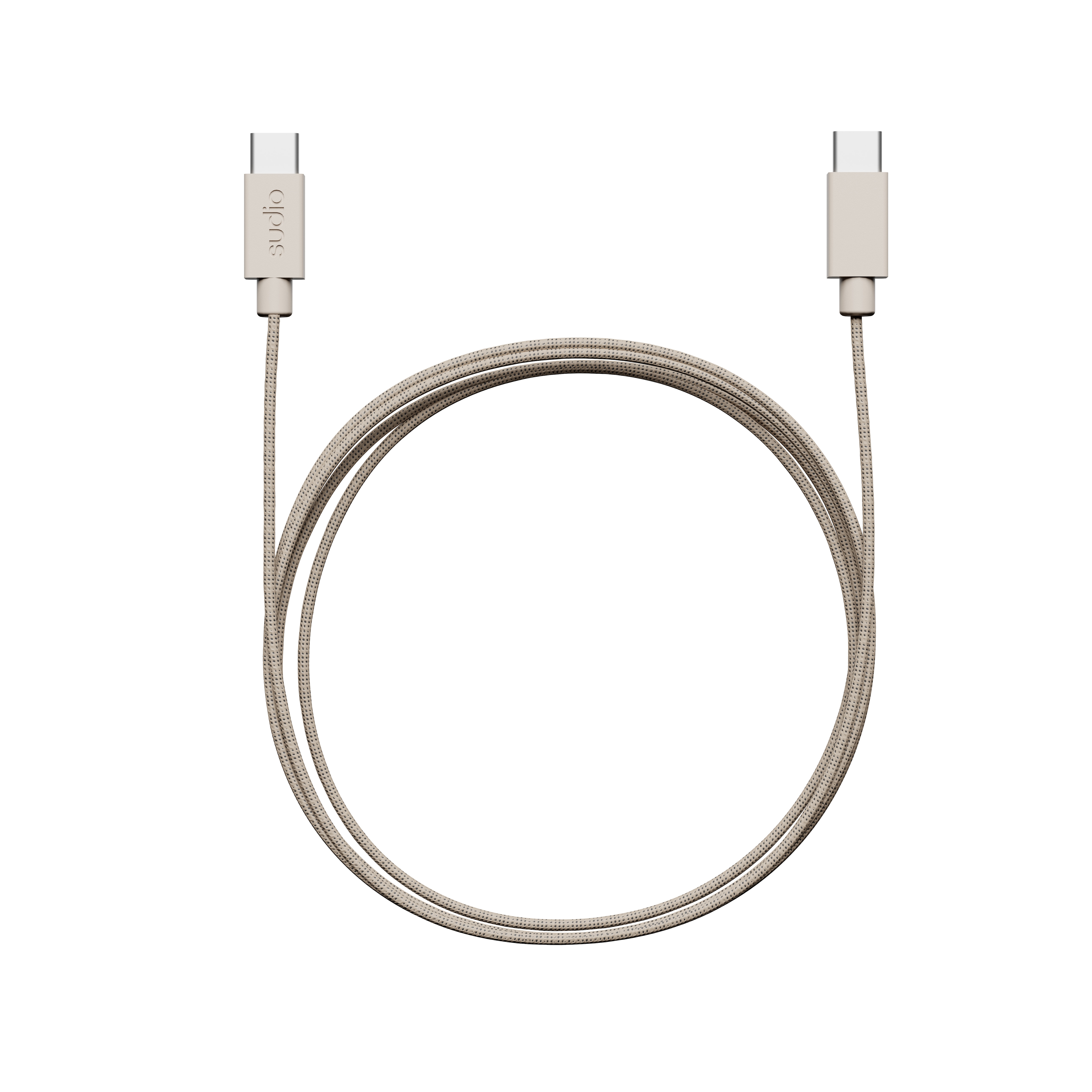 C1-C Cavo di ricarica USB-C a USB-C 1.8 m Sand