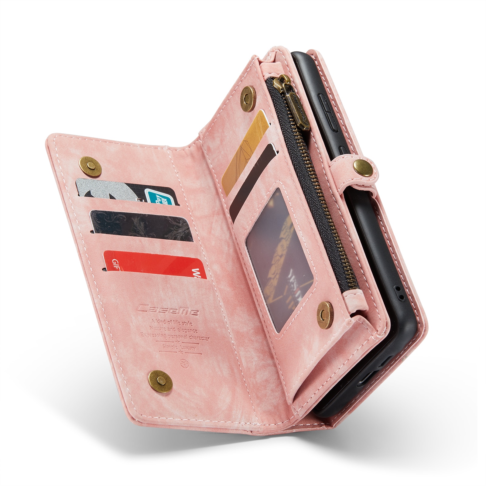 Cover portafoglio Multi-Slot Samsung Galaxy S24 FE rosa