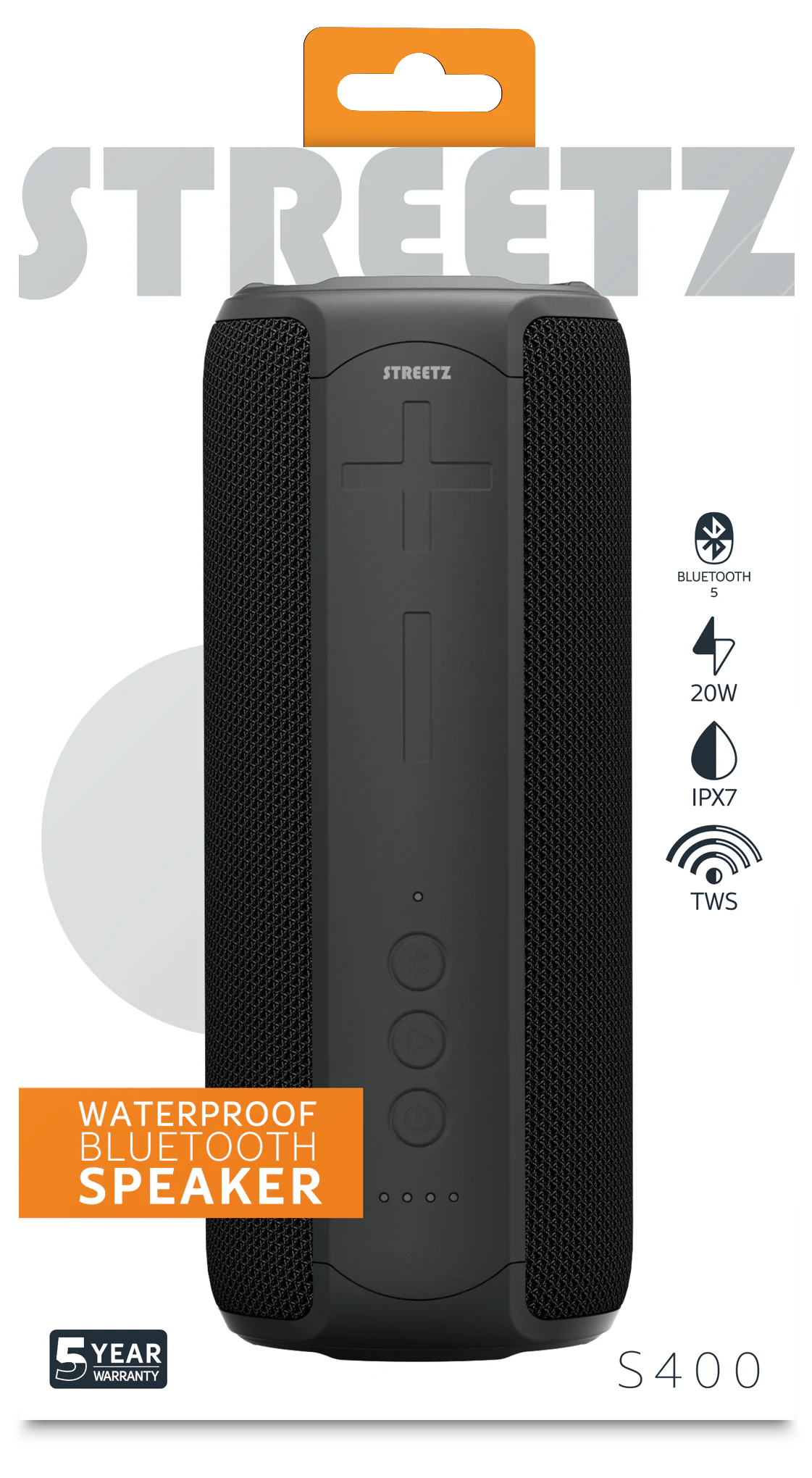 Altoparlante Bluetooth impermeabile, nero