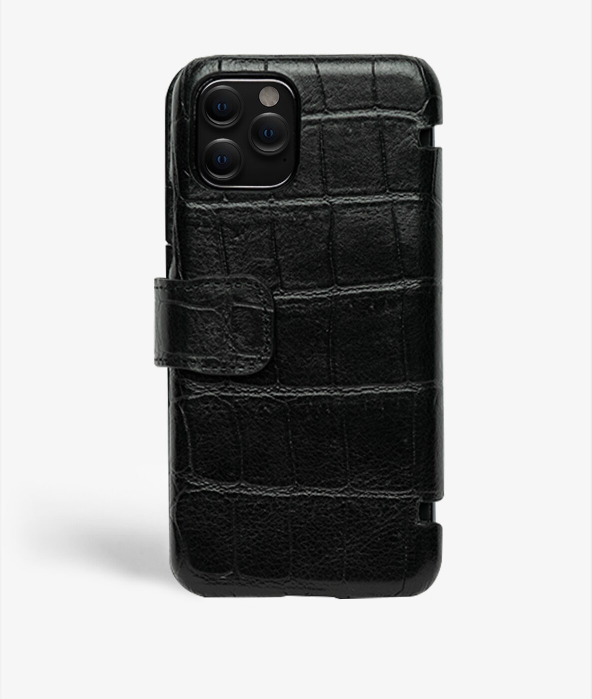 Cover portafoglio iPhone 11 Pro Lizard Black