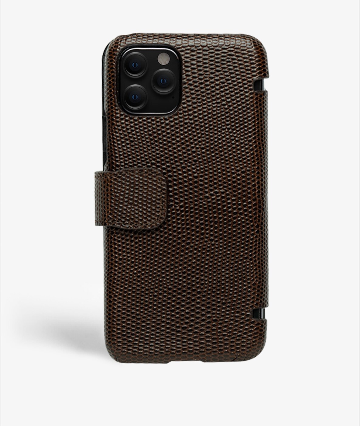 Cover portafoglio iPhone 11 Pro Lizard Brown