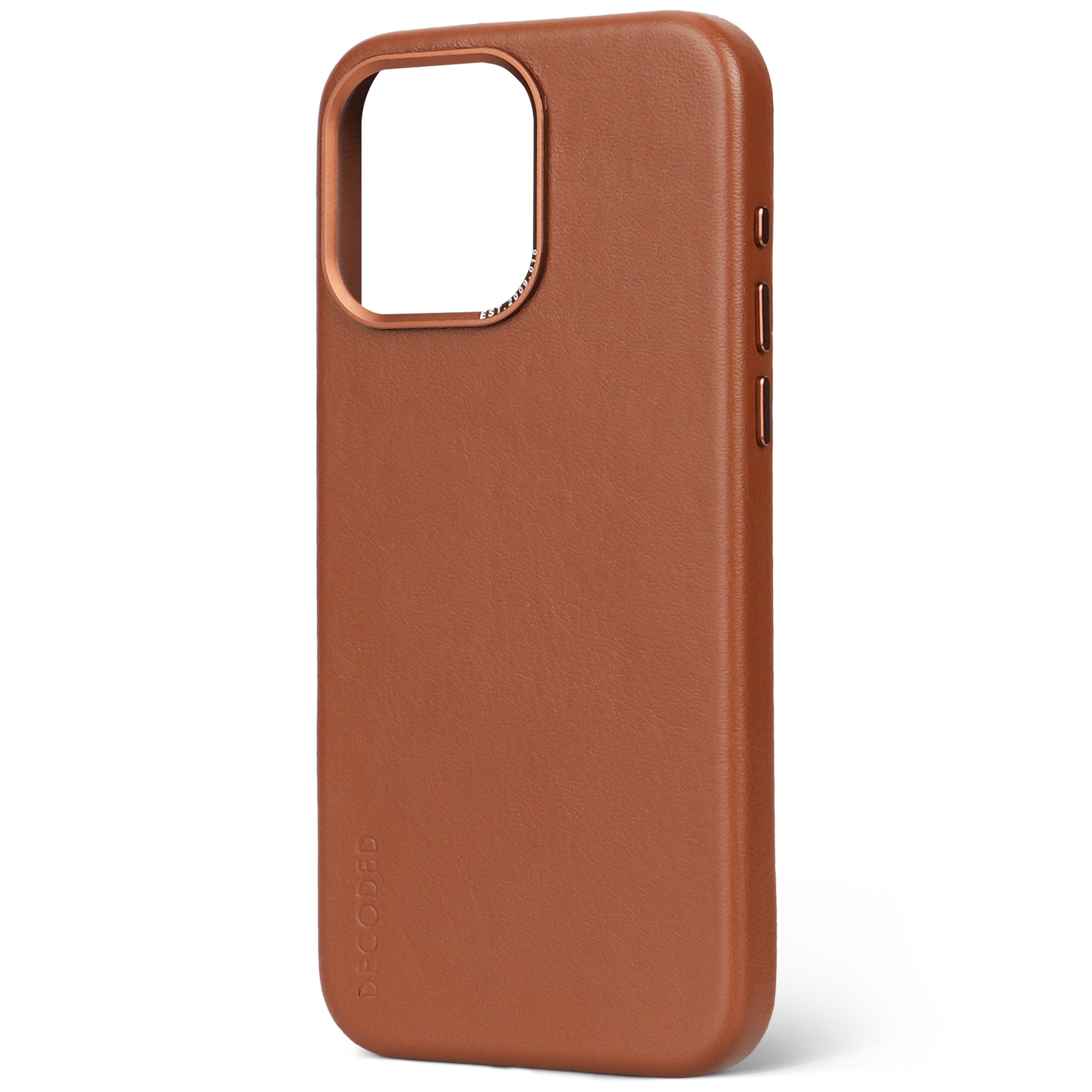 Leather Back Cover iPhone 15 Pro Max Tan