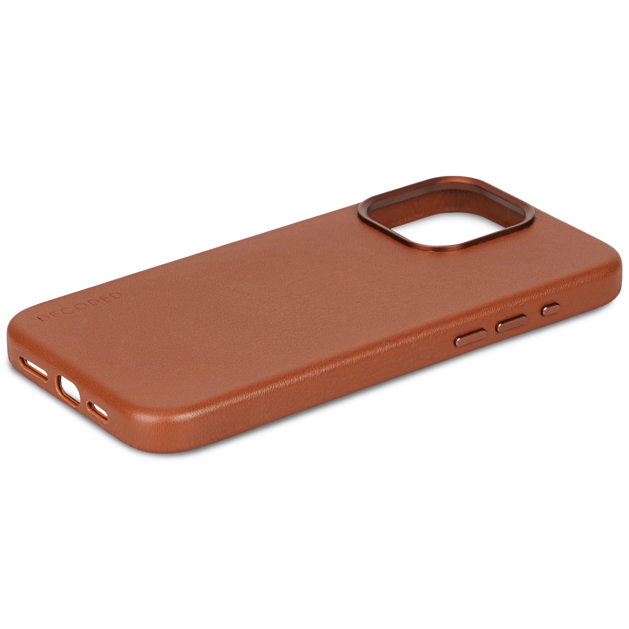 Leather Back Cover iPhone 15 Pro Max Tan