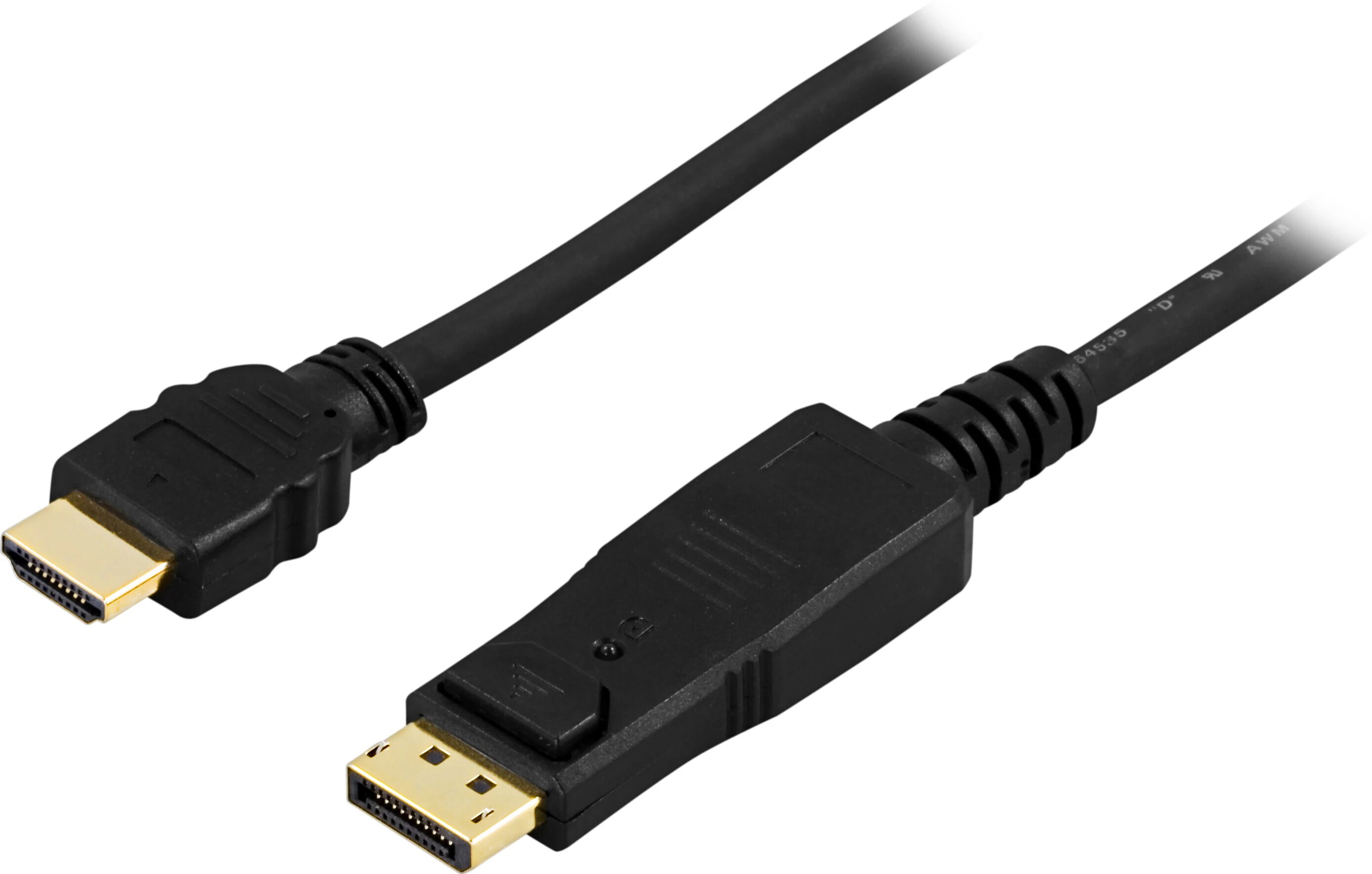 Cavo DisplayPort a HDMI 2m nero