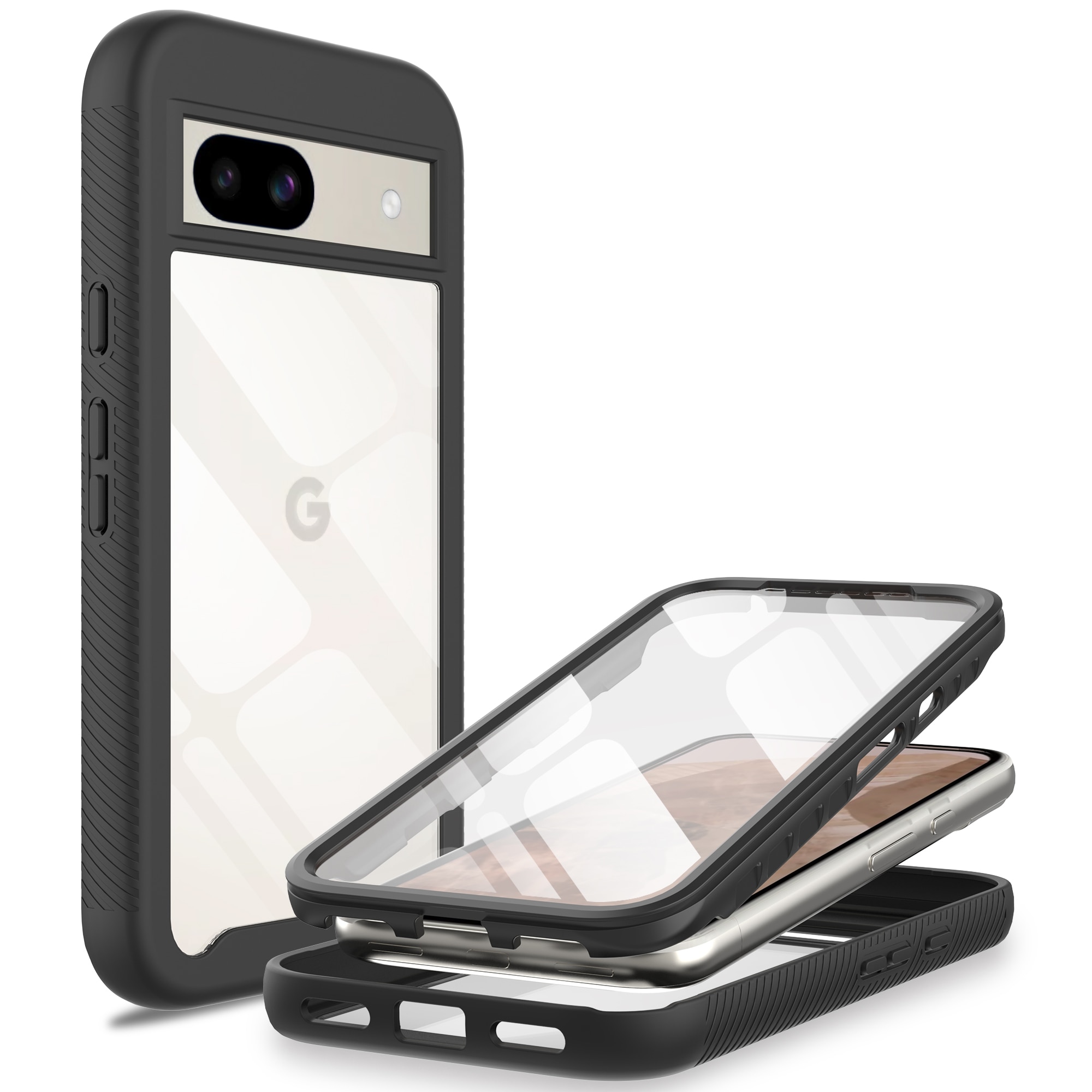 Cover Full Protection Google Pixel 8a nero