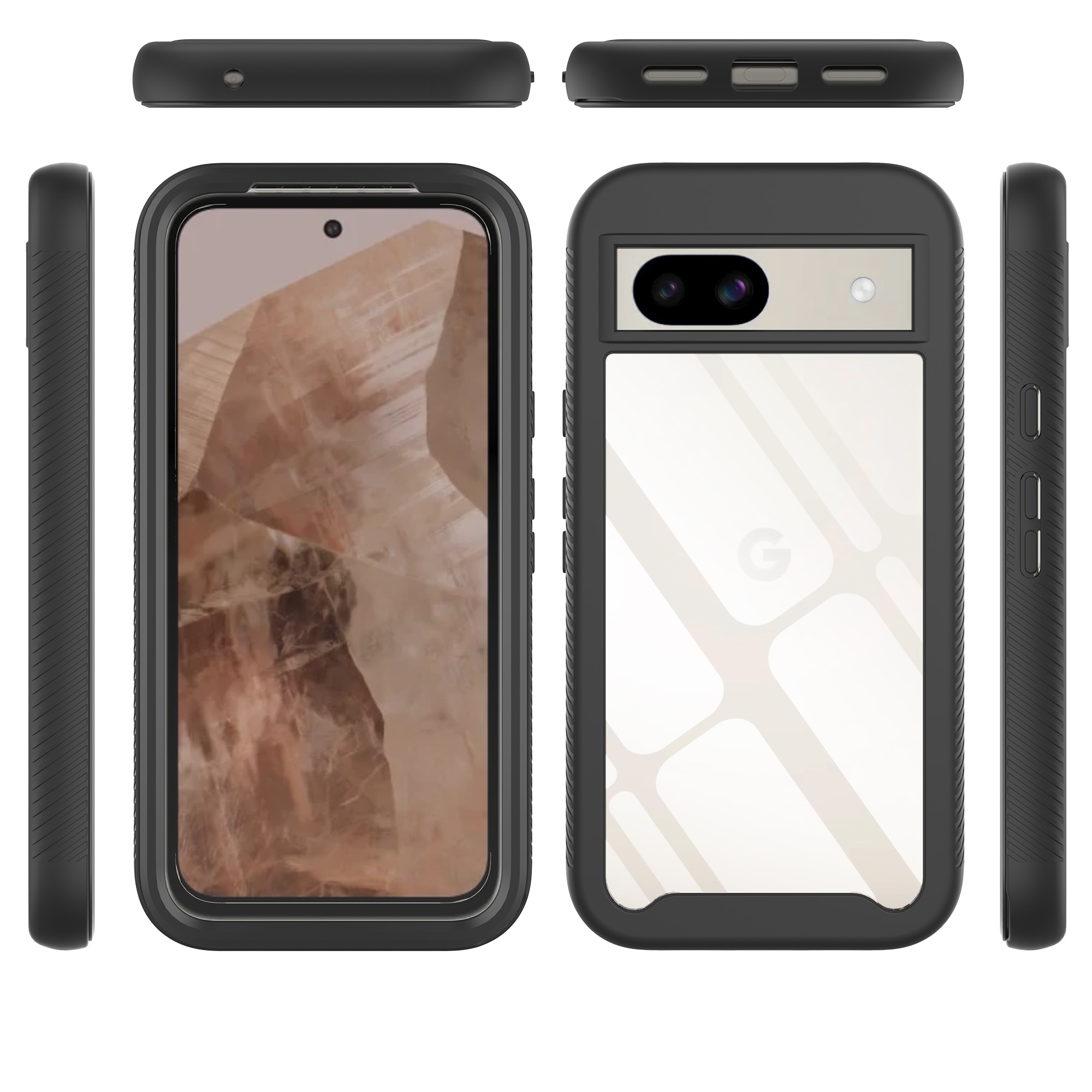 Cover Full Protection Google Pixel 8a nero