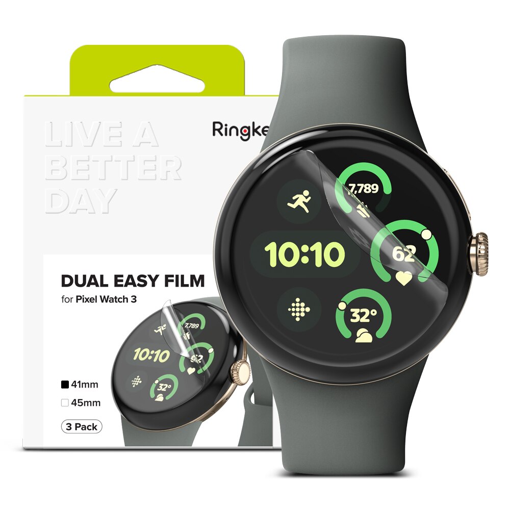 Dual Easy Screen Protector (3 pezzi) Google Pixel Watch 3 41mm