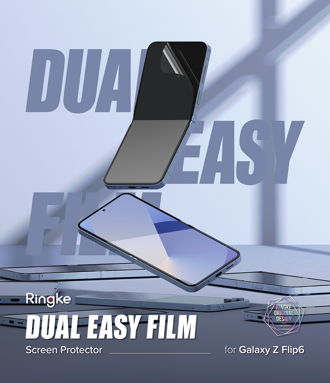 Dual Easy Screen Protector (2 pezzi) Samsung Galaxy Z Flip 6