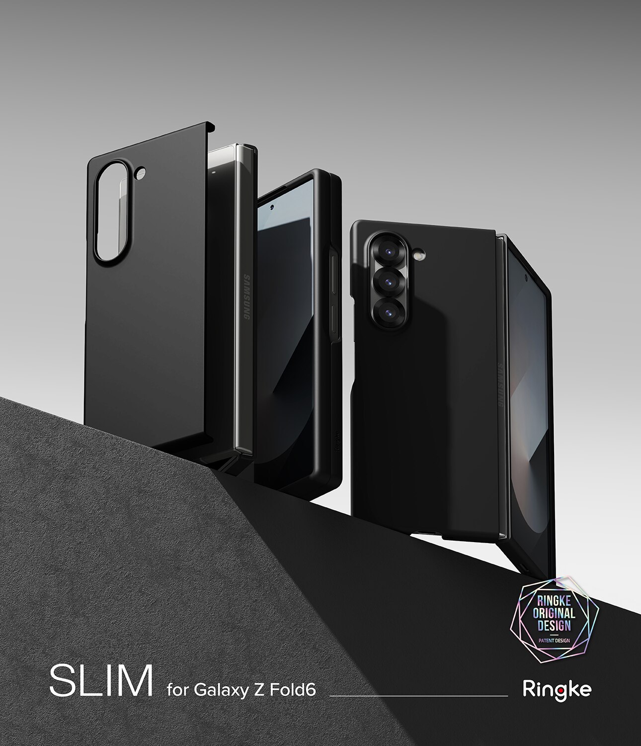 Cover Slim Samsung Galaxy Z Fold 6, Black