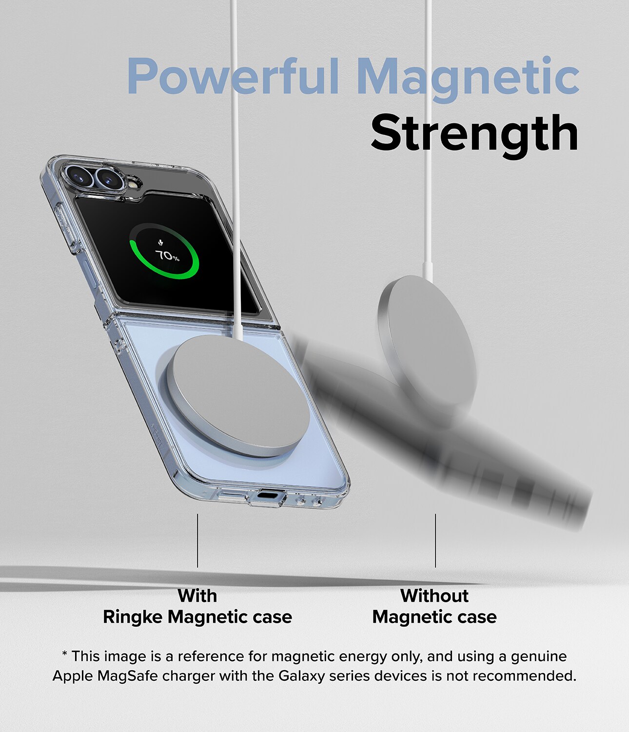 Cover Fusion Magnetic Samsung Galaxy Z Flip 6 Trasparente