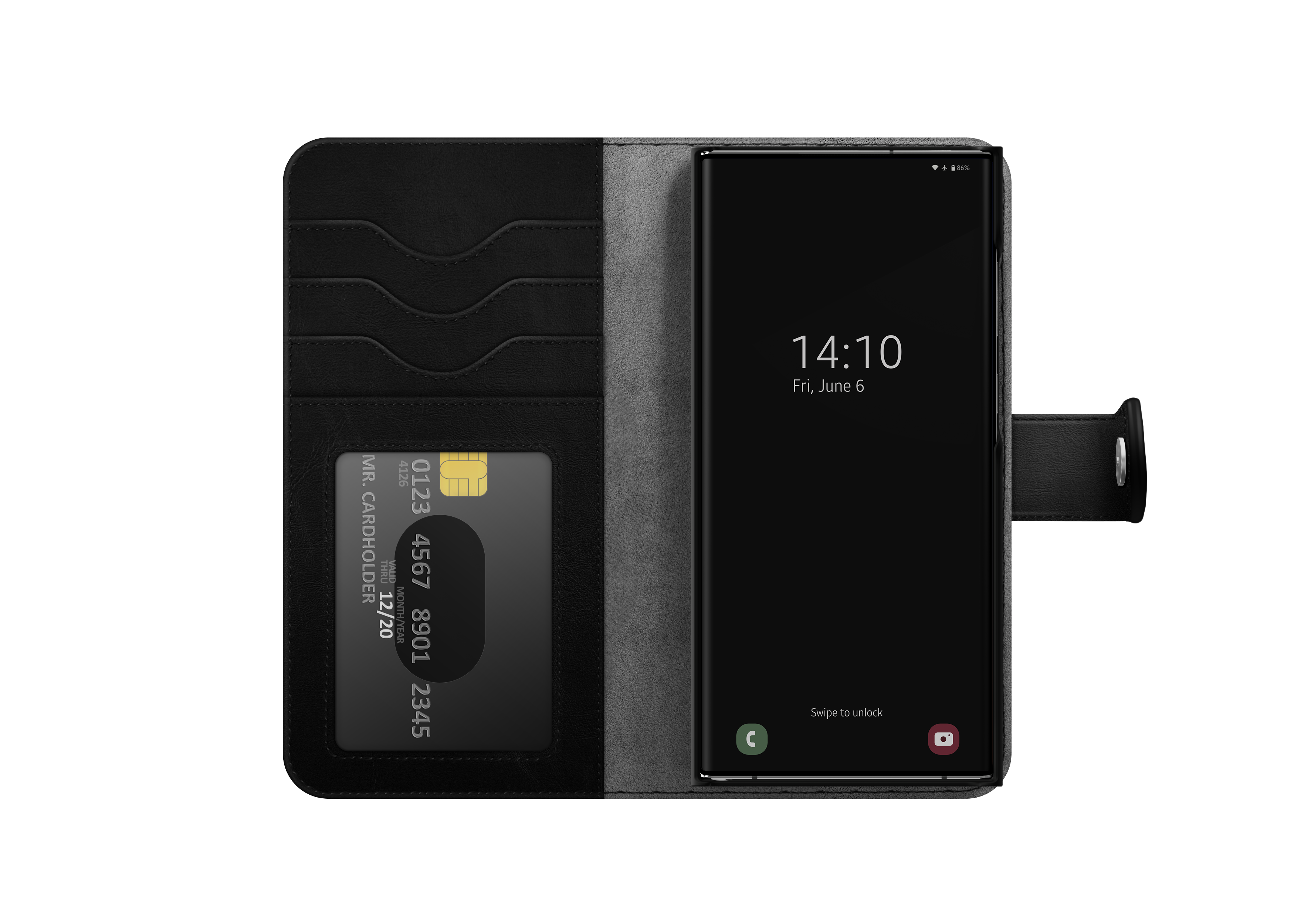 Cover portafoglio Magnet Wallet+ Samsung Galaxy S24 Ultra Black