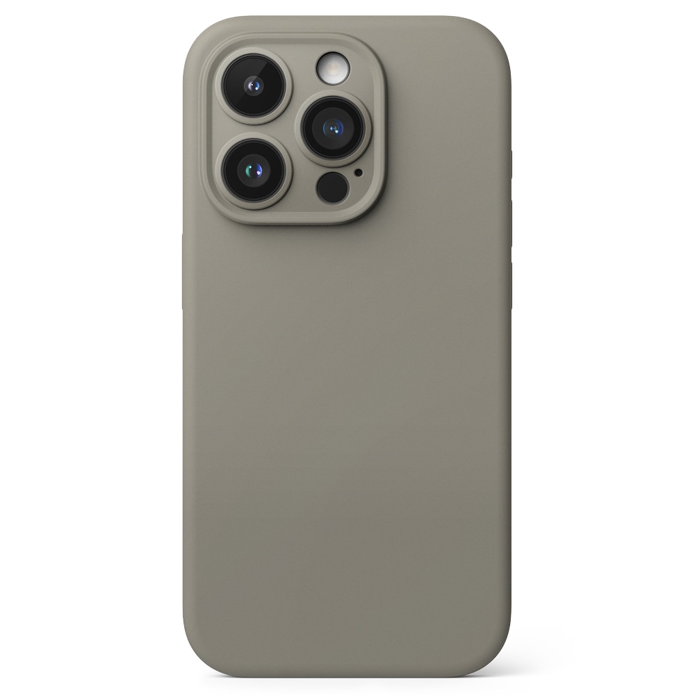 Silicone Magnetic Cover iPhone 15 Pro Gray