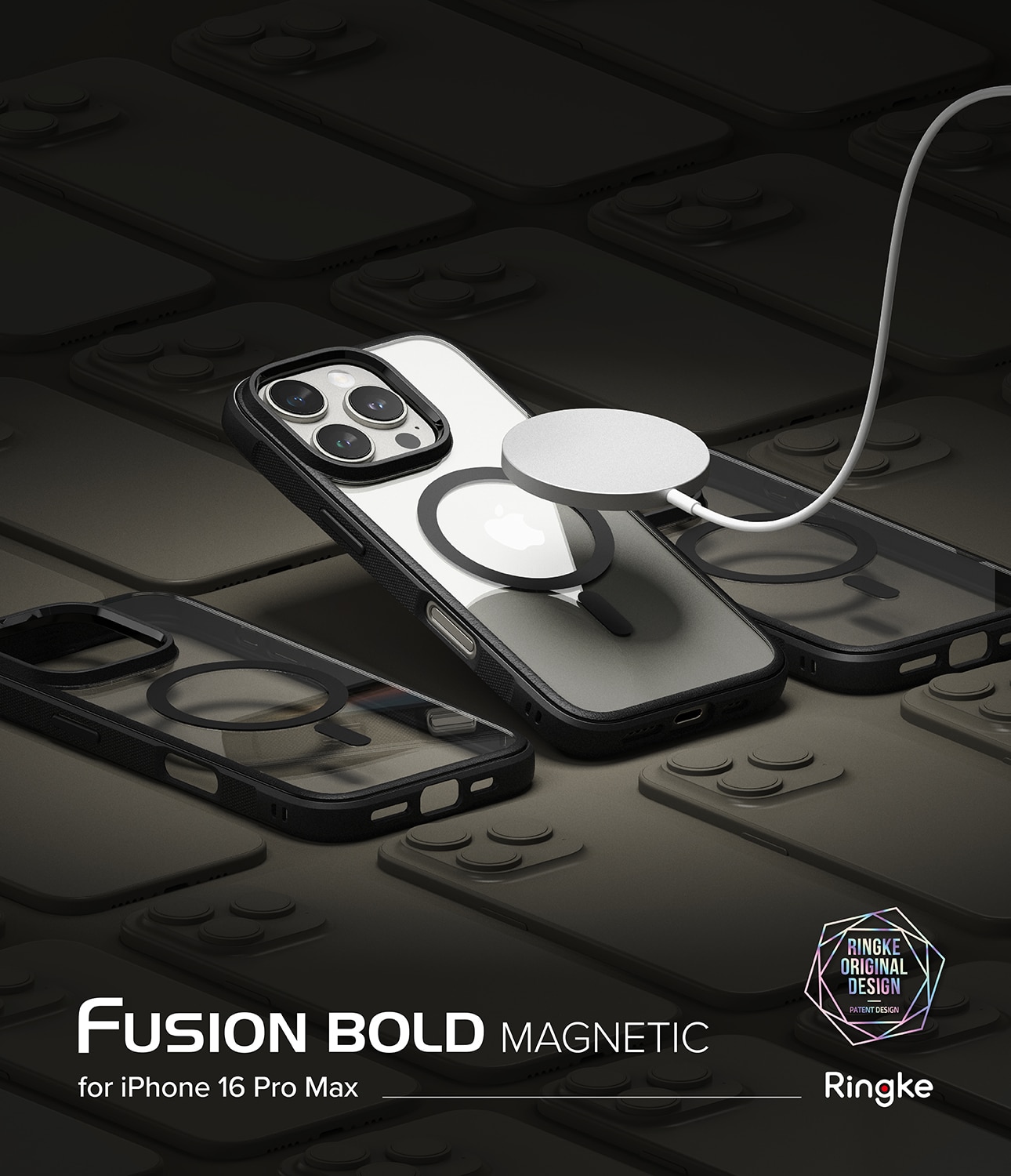 Cover Fusion Bold Magnetic MagSafe iPhone 16 Pro Max Black