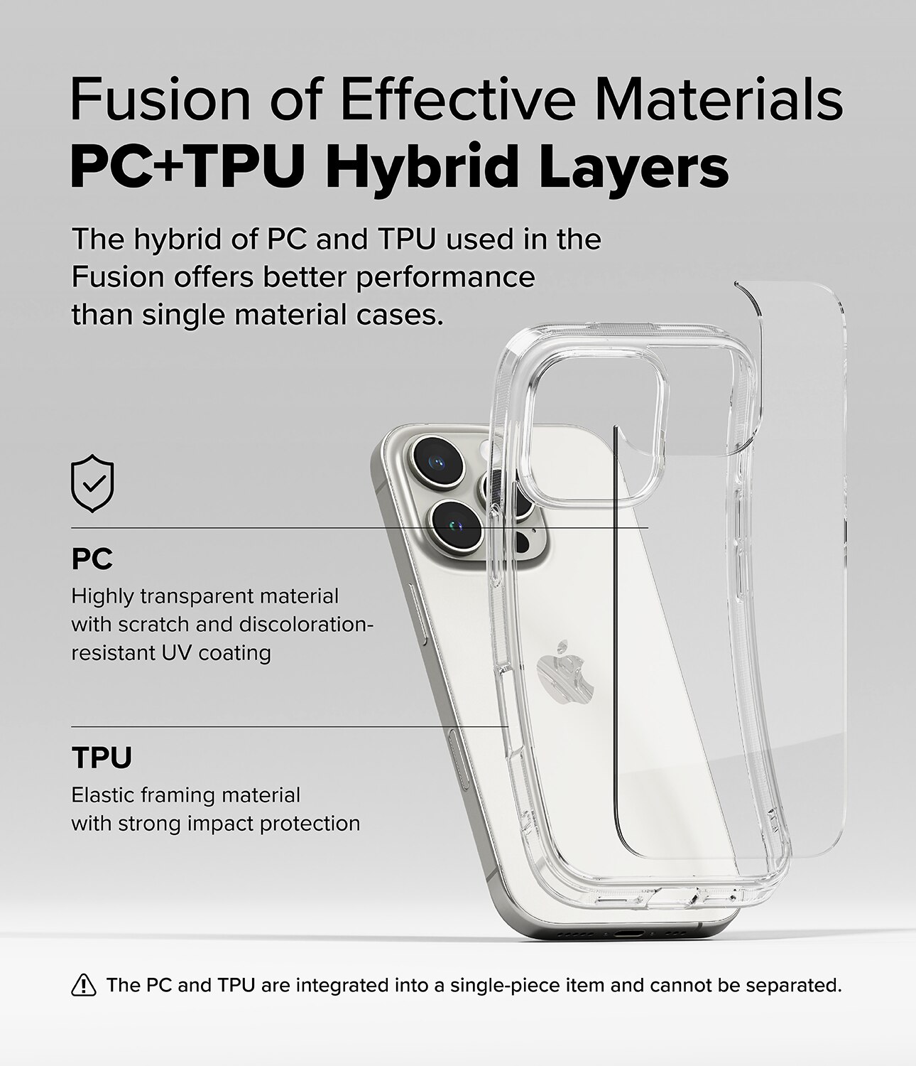 Cover Fusion iPhone 16 Pro Max Clear