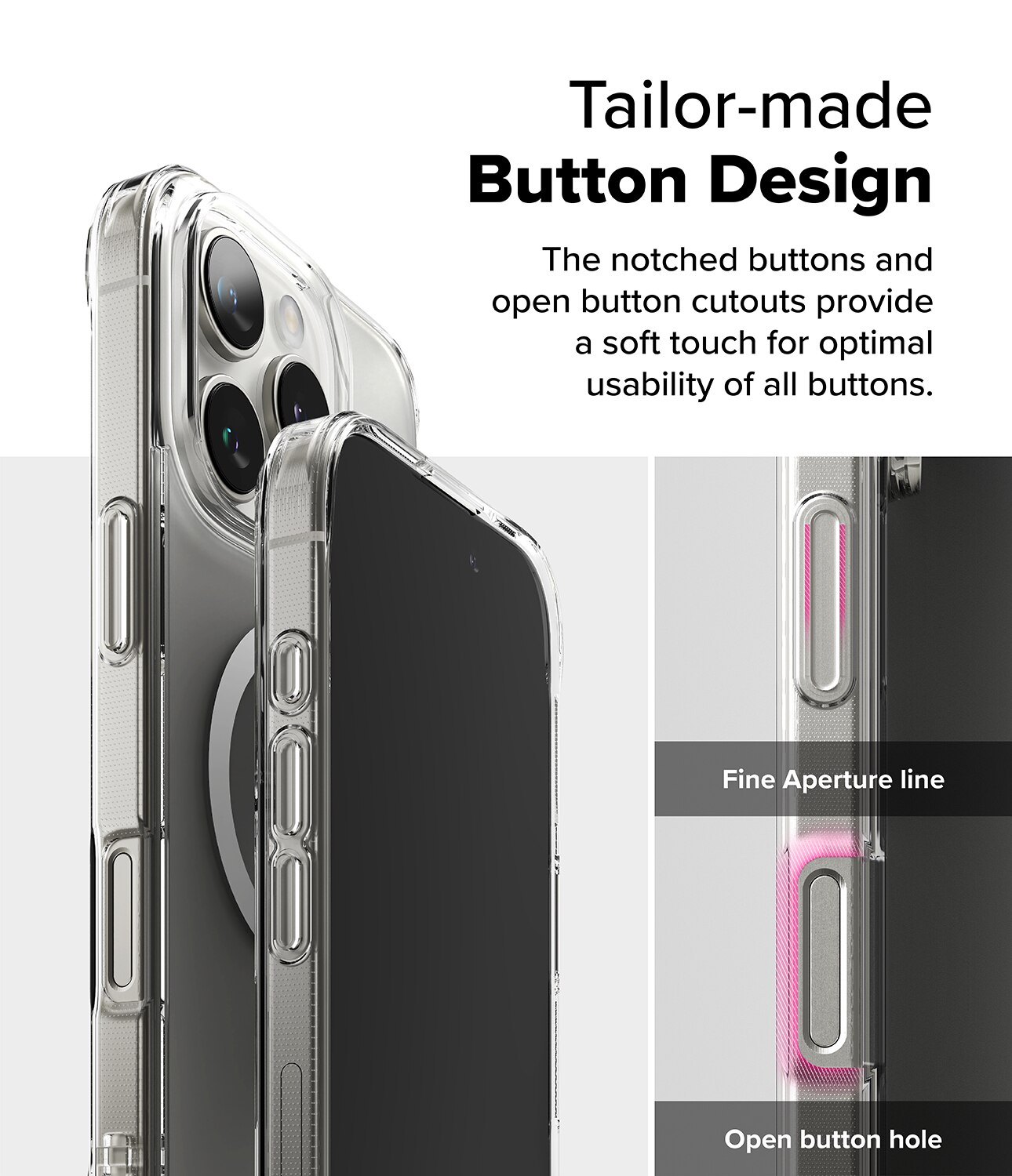 Cover Fusion Magnetic iPhone 16 Pro Max Trasparente