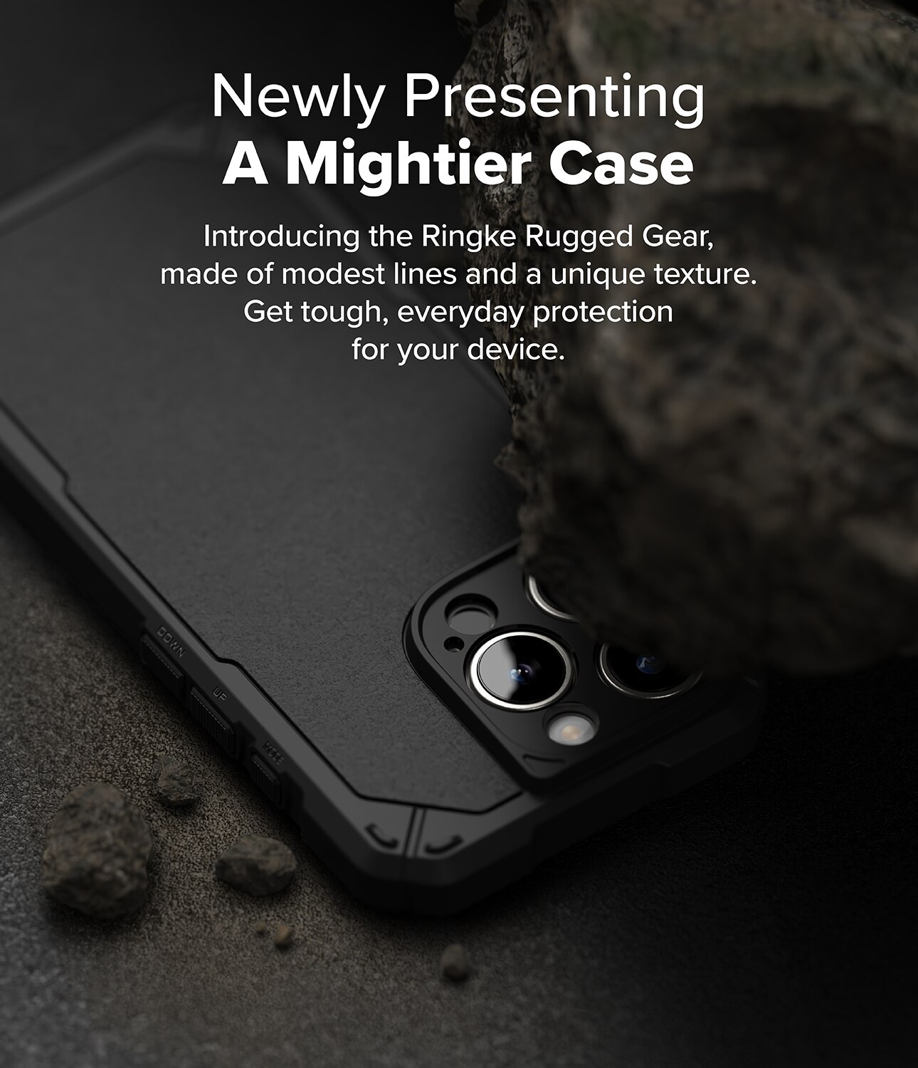 Rugged Gear Magnetic Cover iPhone 16 Pro Max Black