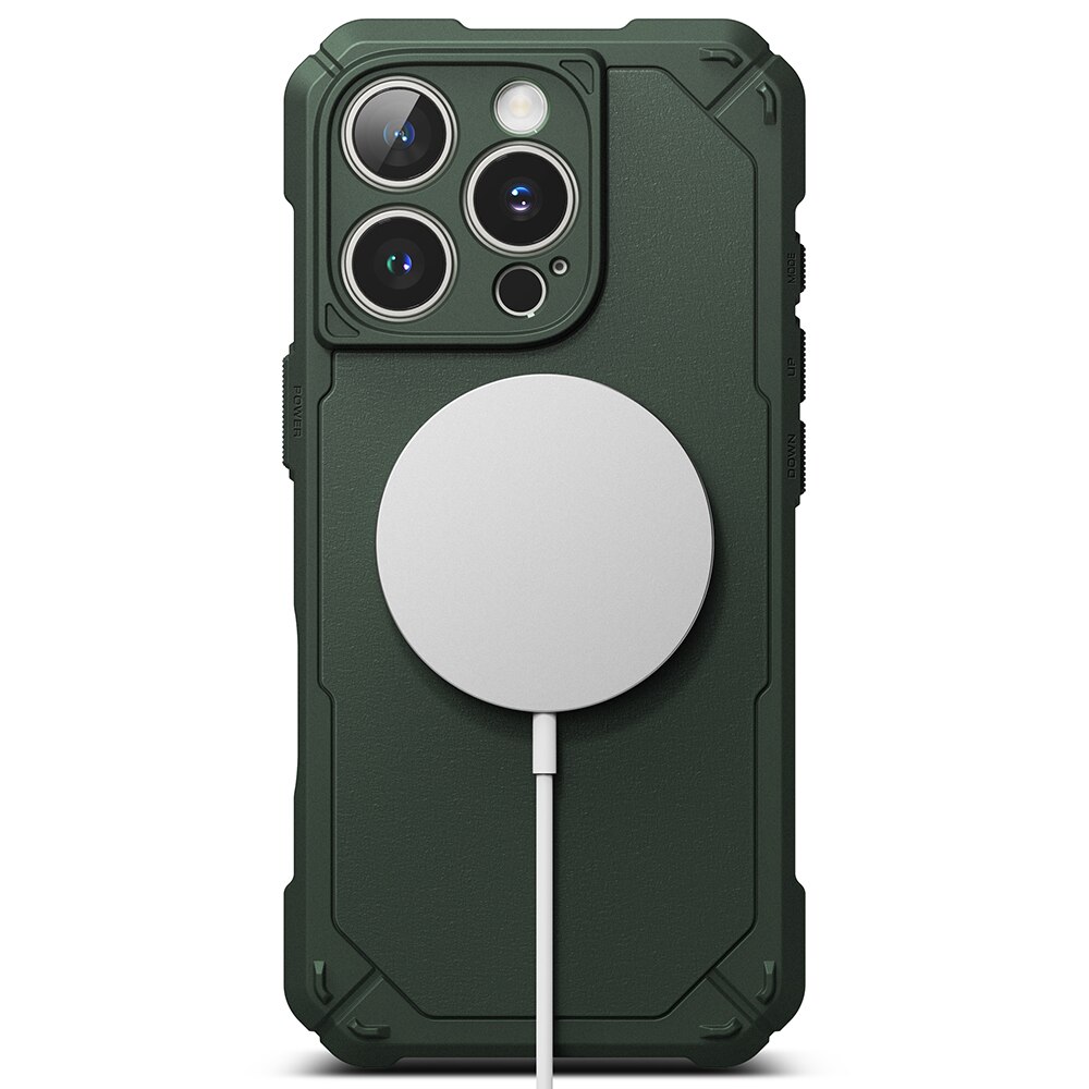 Rugged Gear Magnetic Cover iPhone 16 Pro Max Dark Green