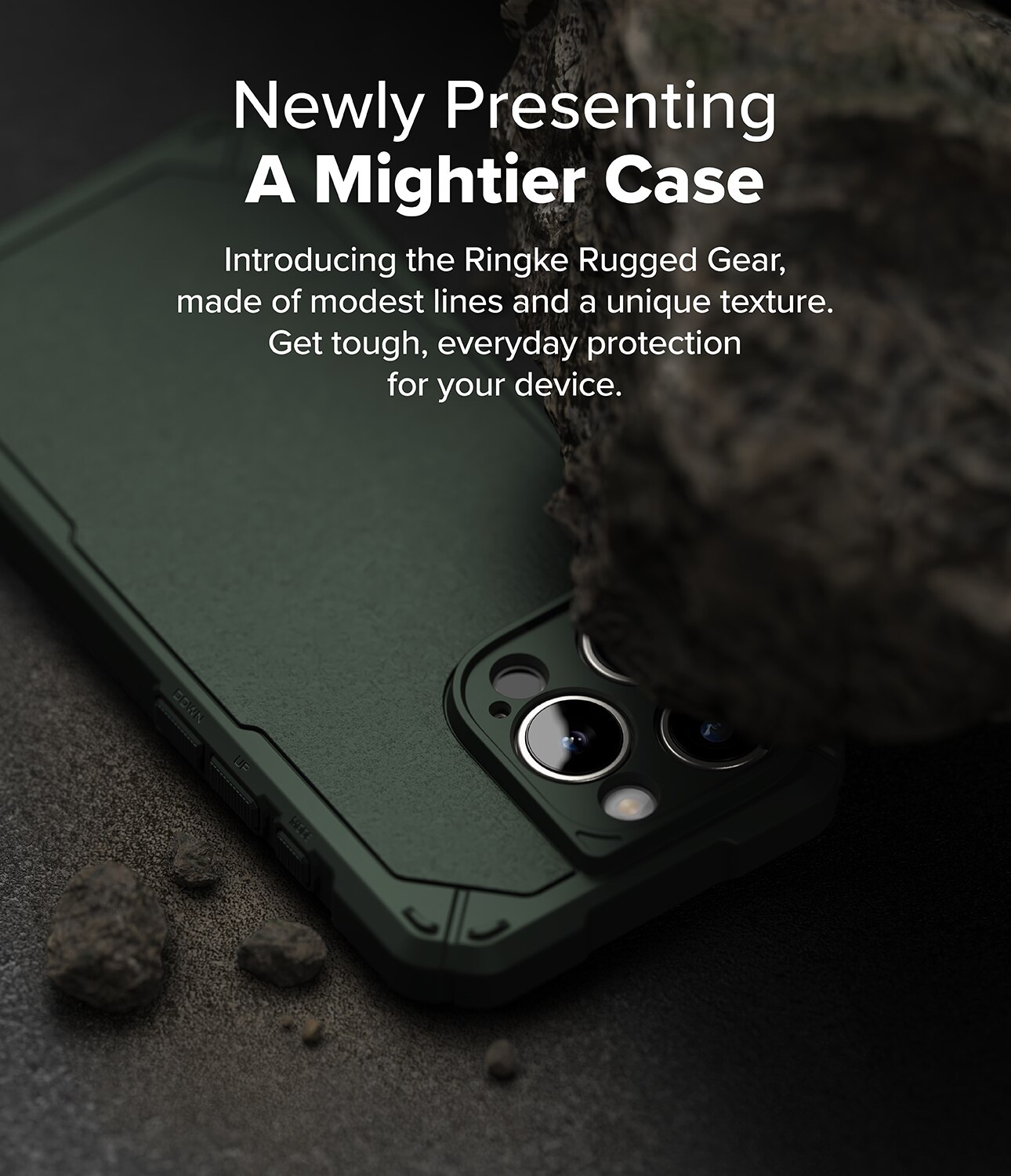 Rugged Gear Magnetic Cover iPhone 16 Pro Max Dark Green