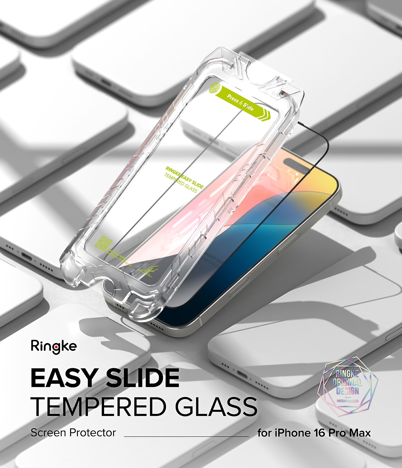 Easy Slide Glass (2 pezzi) iPhone 16 Pro Max