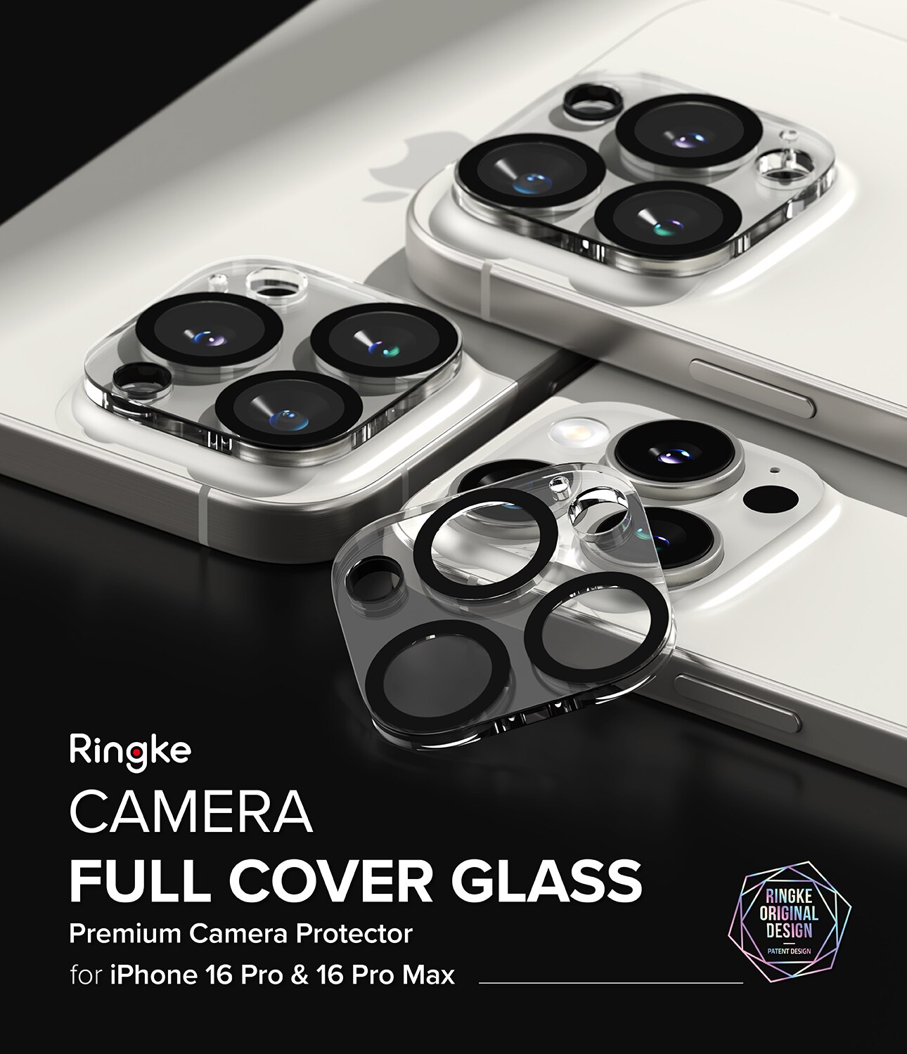 Camera Protector Glass (2 pezzi) iPhone 16 Pro Trasparente