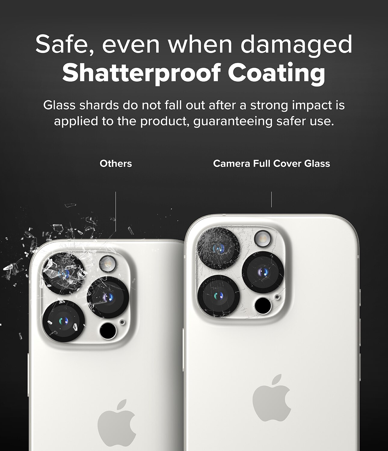 Camera Protector Glass (2 pezzi) iPhone 16 Pro Trasparente