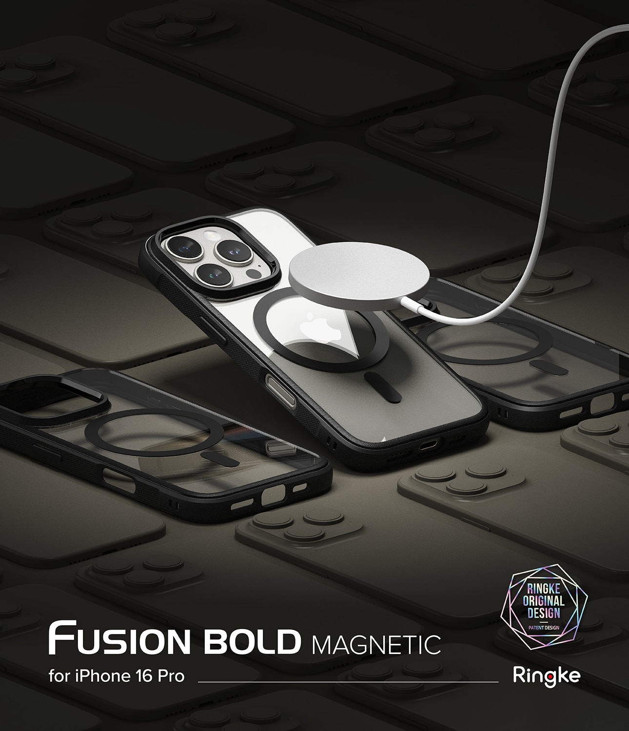 Cover Fusion Bold Magnetic MagSafe iPhone 16 Pro Black