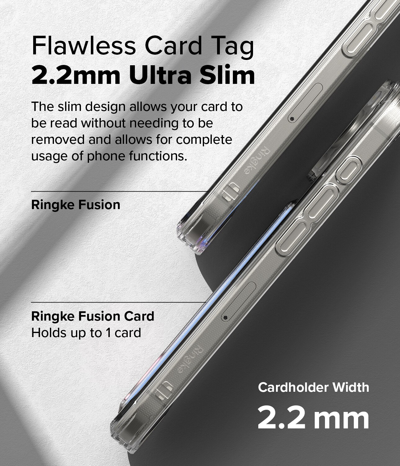 Cover Fusion Card iPhone 16 Pro trasparente