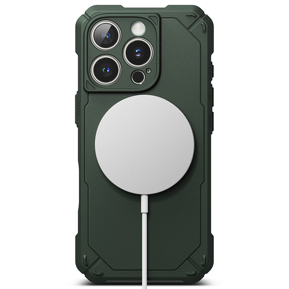 Rugged Gear Magnetic Cover iPhone 16 Pro Dark Green