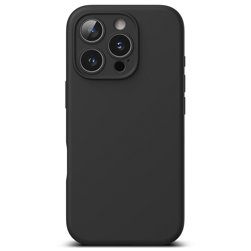 Silicone Magnetic Cover iPhone 16 Pro Black