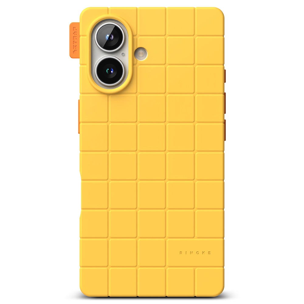 Bitmap Silicone Magnetic Cover iPhone 16 Yellow