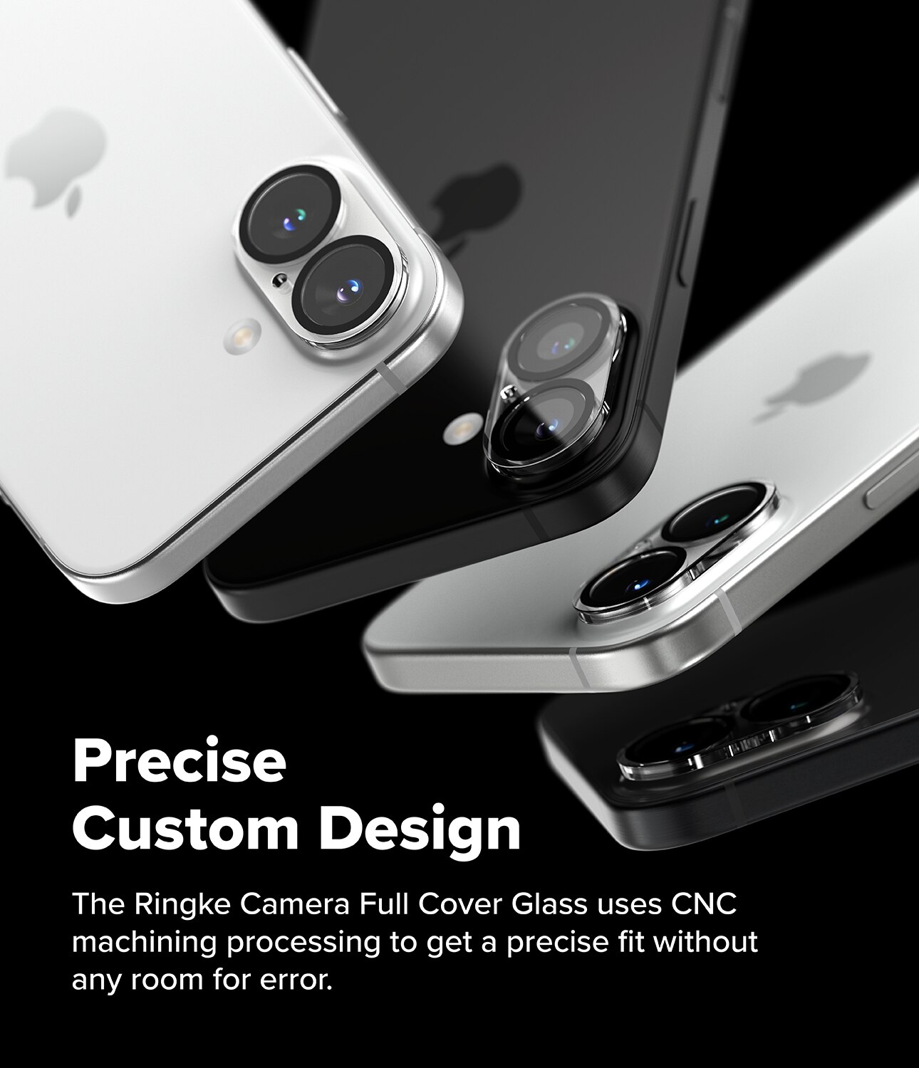 Camera Protector Glass (2 pezzi) iPhone 16 Trasparente