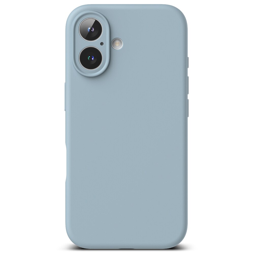 Silicone Magnetic Cover iPhone 16 Blue