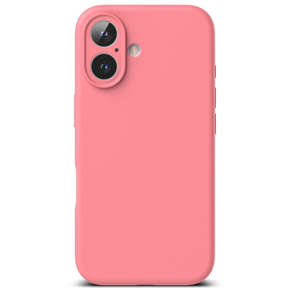 Silicone Magnetic Cover iPhone 16 Pink