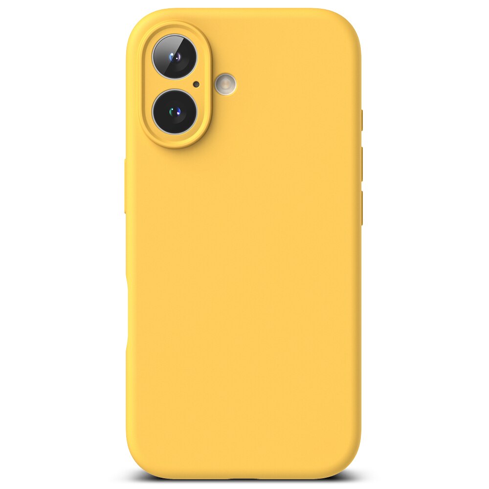 Silicone Magnetic Cover iPhone 16 Yellow