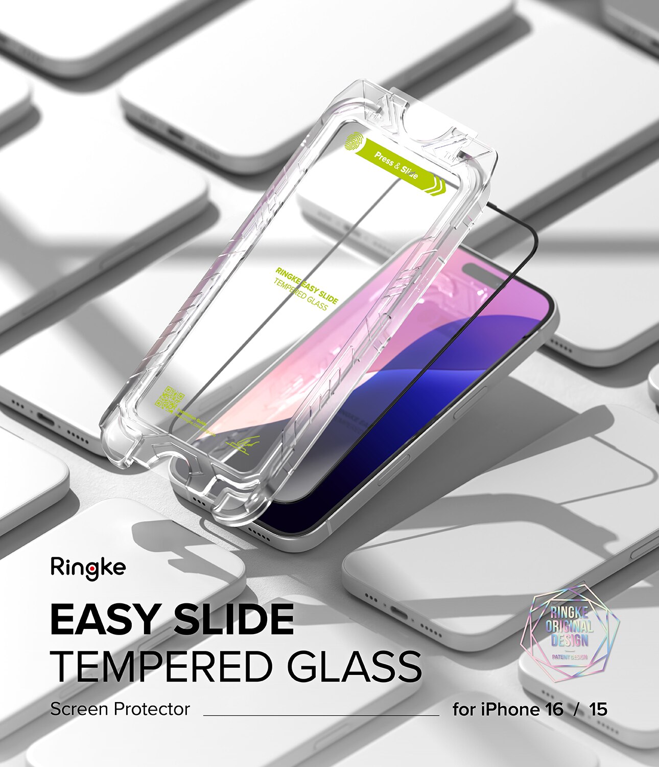 Easy Slide Glass (2 pezzi) iPhone 16