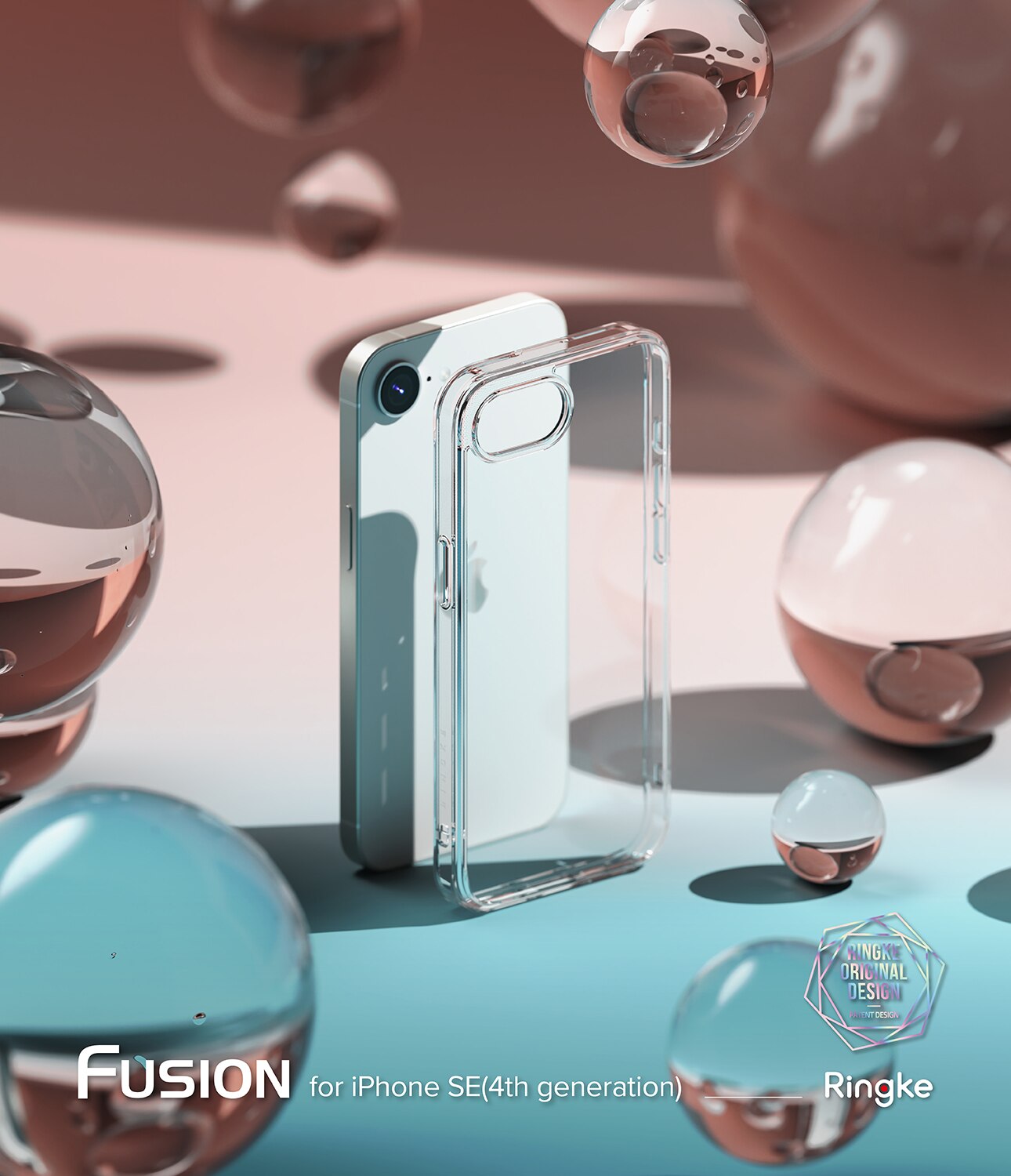 Cover Fusion iPhone SE 4 Clear