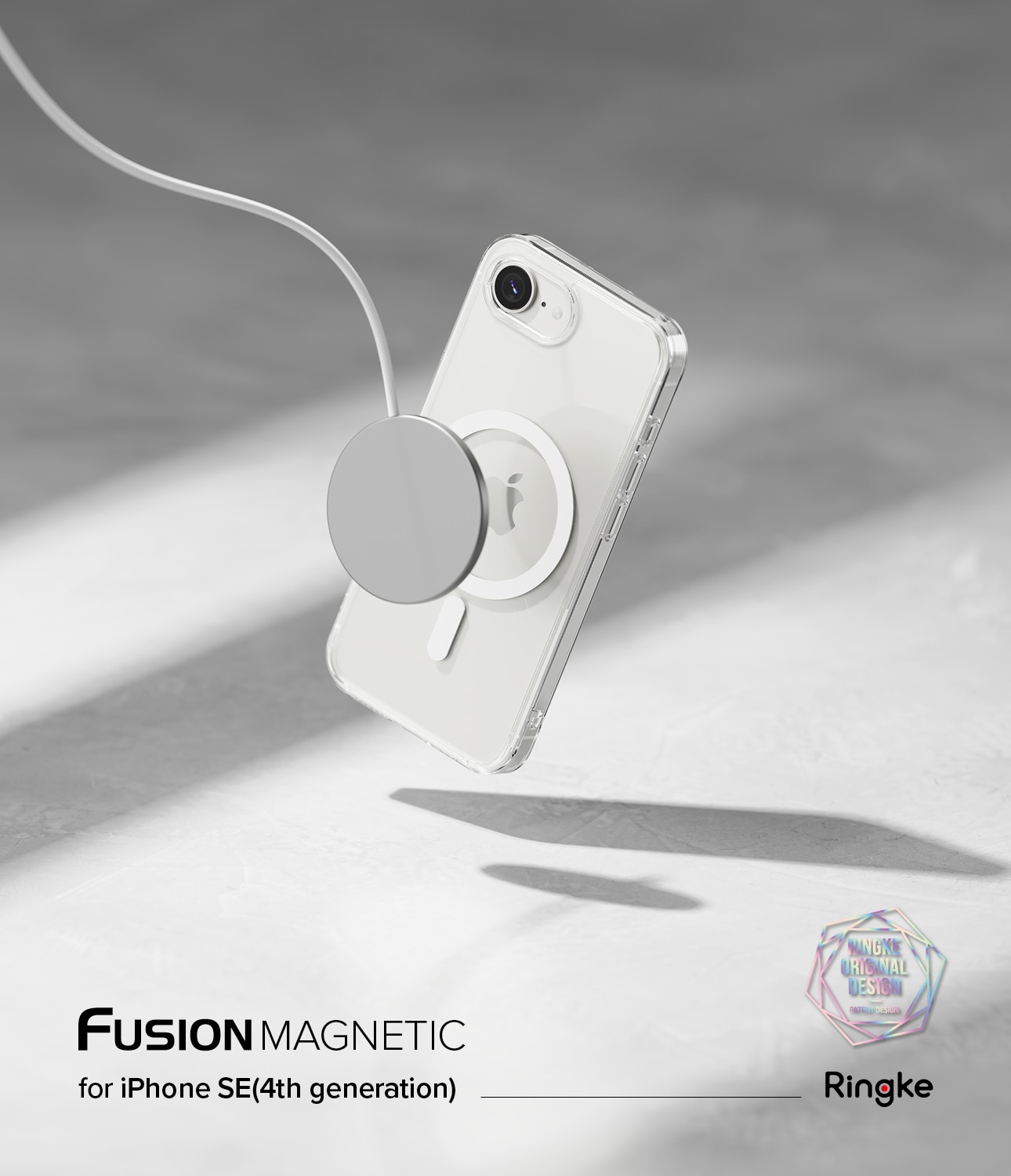 Cover Fusion Magnetic iPhone SE 4 Trasparente